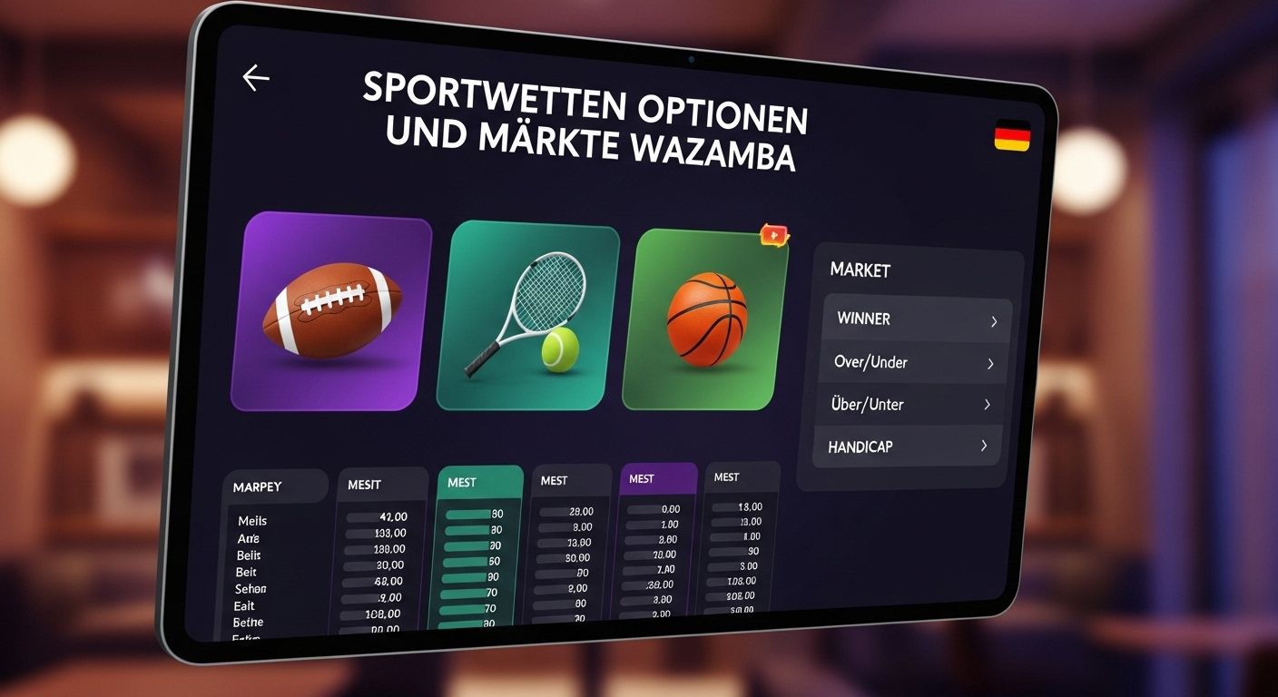 Wettoptionen und Märkte mobile betting